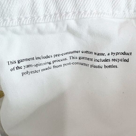 Frame Denim Le Garcon Distressed Jeans White Boyfriend Mid Rise Cotton Size 26 - Picture 7 of 13